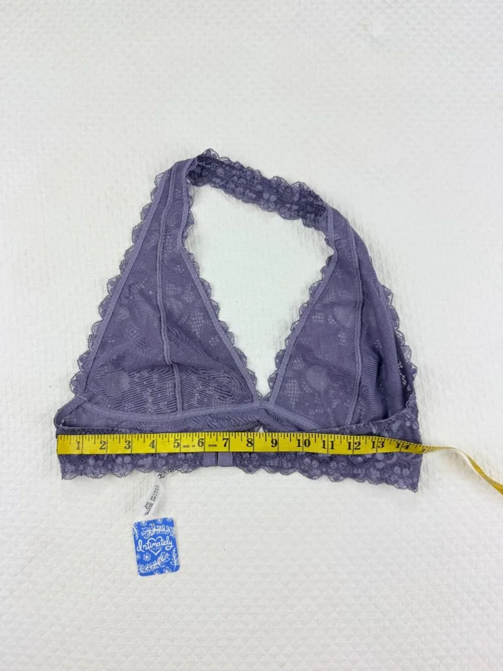 NWT Free People Galloon Lace Halter Bra.Violet Size XL - Picture 6 of 9